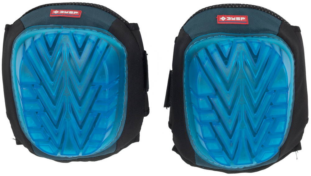 Наколенники защитные ЭКСПЕРТ гелевая вставка, объемная пластиковая накладка, защита от скольжения ЗУБР Профессионал 11522