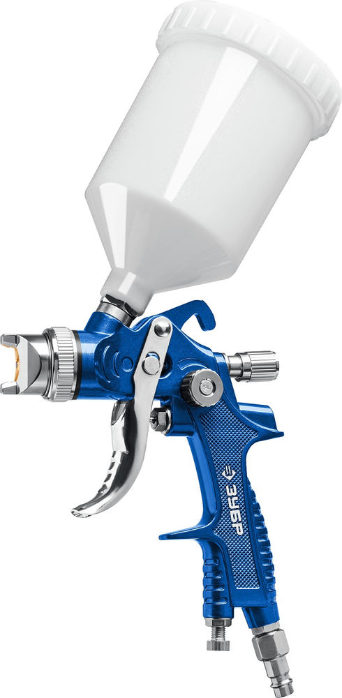 Краскопульт пневматический PRO 600, HVLP, 1.4 мм, с верхним бачком ЗУБР 06563-1.4_z01