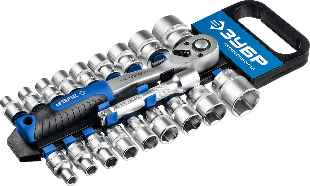 Набор торцовых головок 20 предм. 1/2 Профессионал ЗУБР ТБ-20 27647-H20