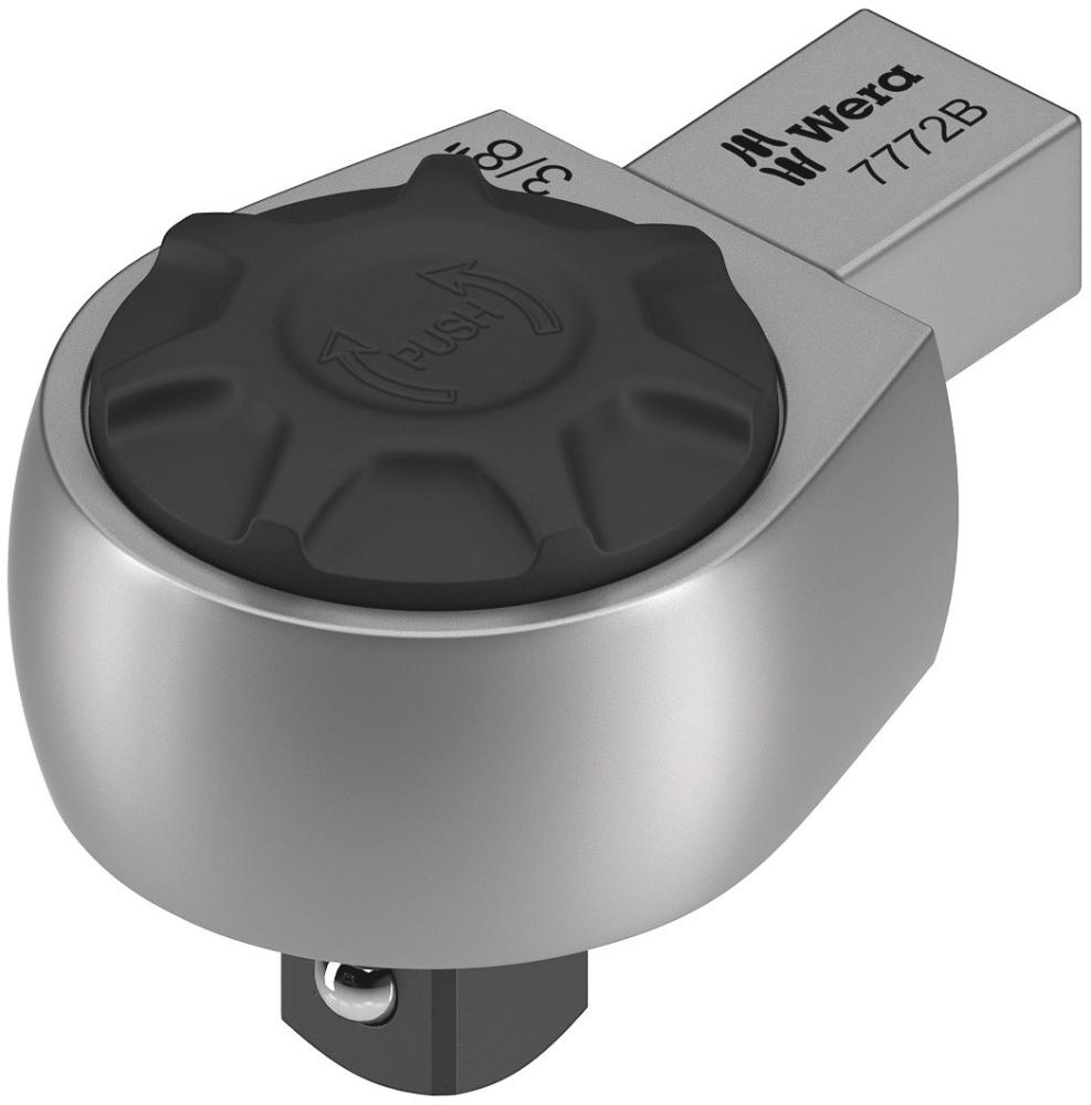 Насадка-трещотка 3/8 квадрат с реверсом посадка 9x12 мм для динамометрических ключей Click-Torque X/XP серия 7772 B Wera WE-078636