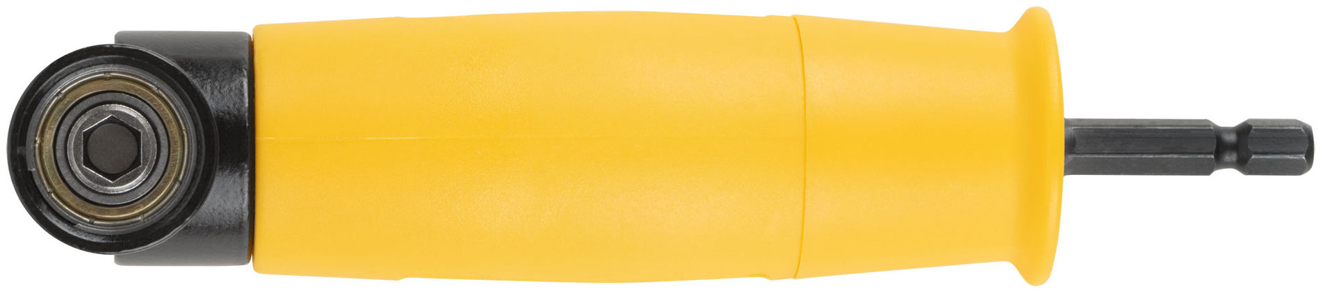 Адаптер для бит угловой металлический, нейлоновый корпус, 90 градусов (37855)