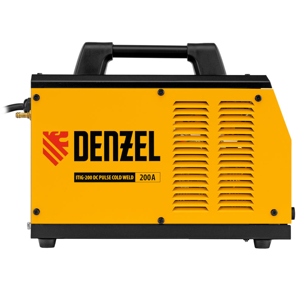 Аппарат инвертор. аргонодуговой сварки ITIG-200 DС Pulse Cold Weld, 200 А, ПВ 60% Denzel (94329)