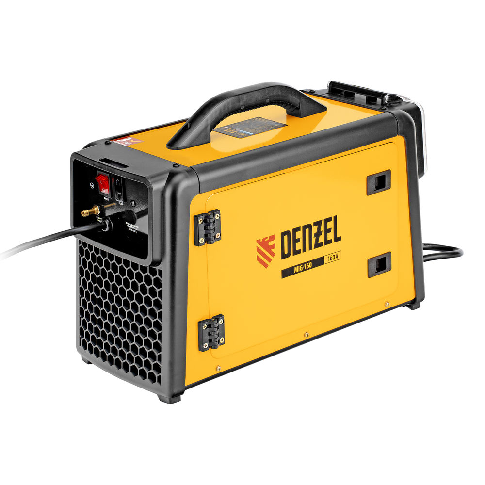 Аппарат инвертор. полуавтомат. сварки MIG-160, 160 А, ПВ 60%, катушка 5 кг// Denzel (94309)