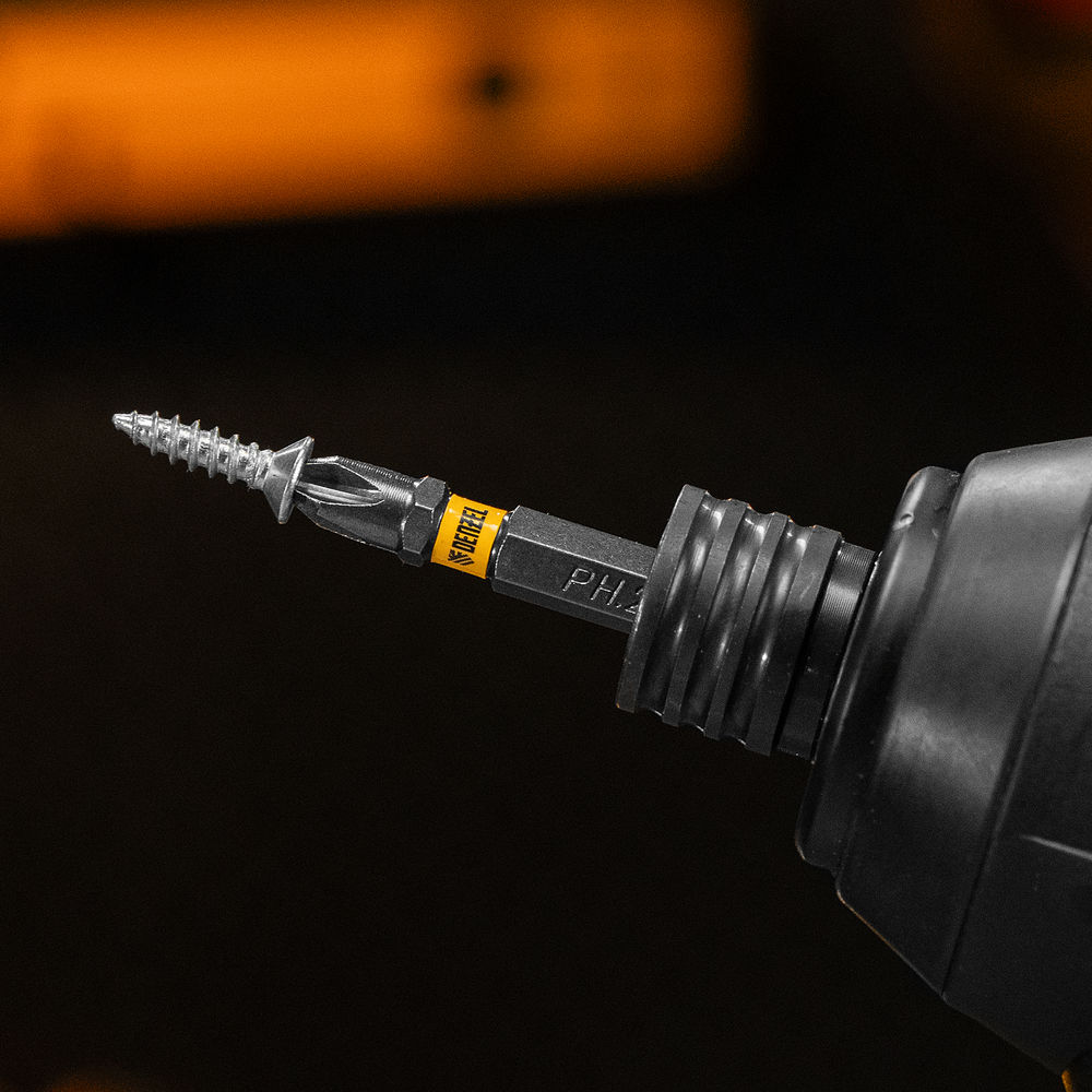 Бита PH2х50, сталь S2, шестигранный профиль, 10 шт. Е 6,3 Denzel (11649)