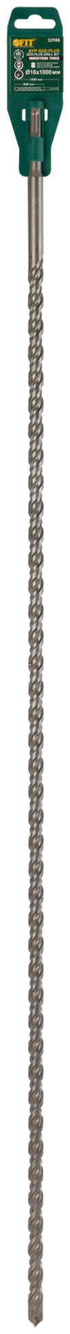Бур по бетону SDS PLUS с двойной резьбой 16х1000 мм (32988)