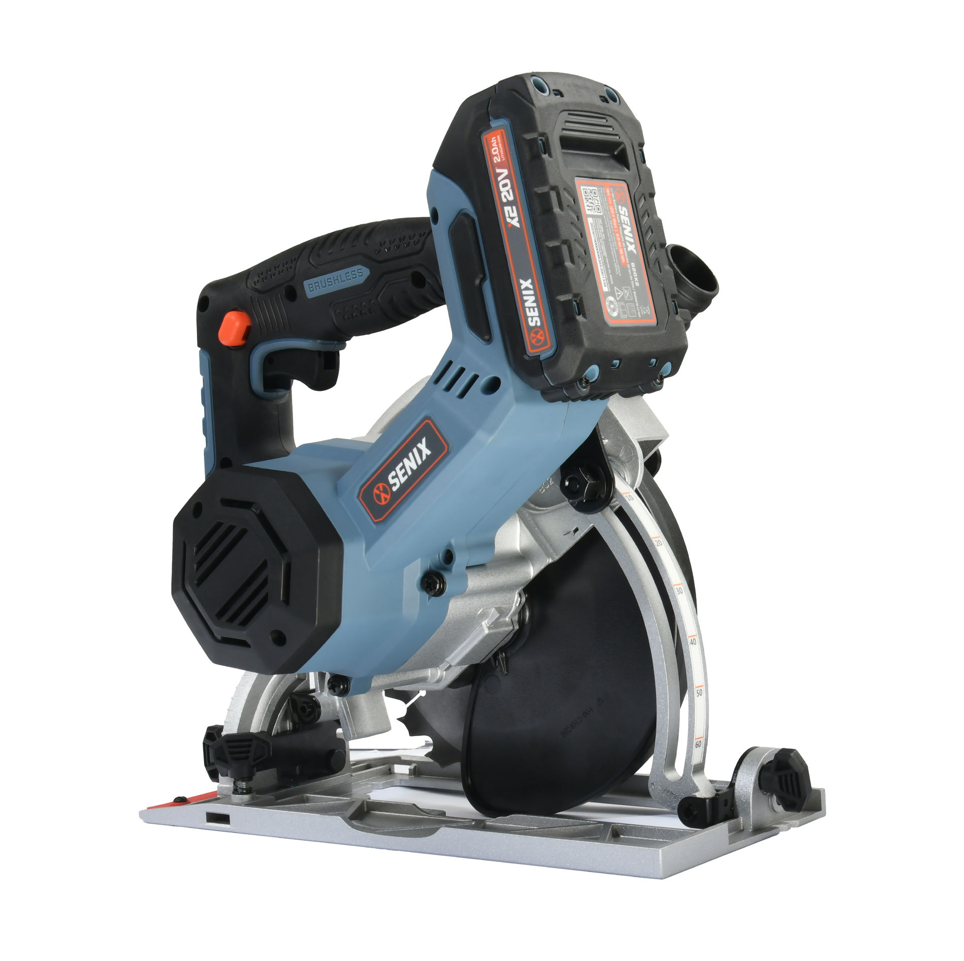 Дисковая пила, 165 мм, 1х4Ач, ЗУ, кейс X2 20В