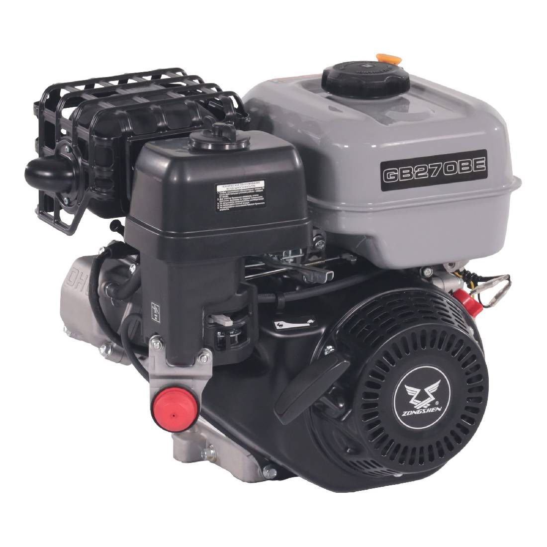 Двигатель бензиновый Zongshen GB 270 ВE 230V SNOW Line