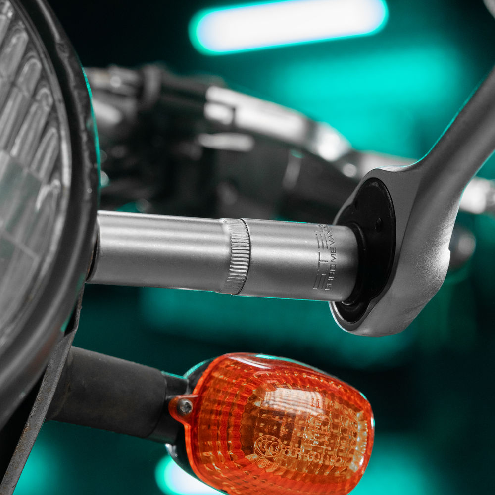 Головка торцевая удлиненная, 14 мм, шестигранная, CrV, под квадрат 1/2 Stels