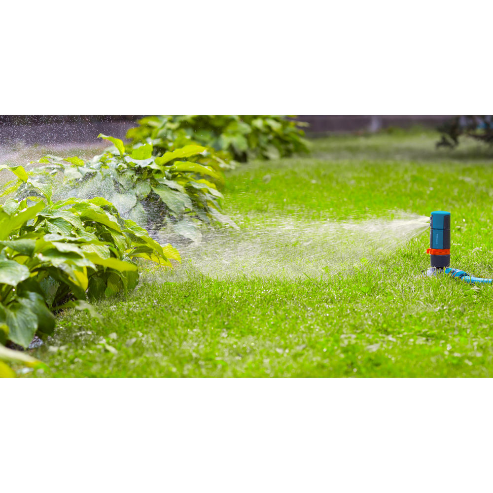 Стационарный распылитель RX-2, с шестерённой передачей, пластиковый, на подставке, PROLine GRINDA 429303