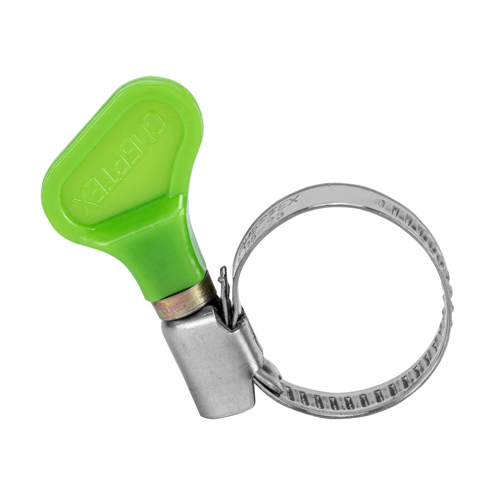 Хомуты металлические элемент крепления с формой ключа 16-25 мм, 100 штук в упаковке Сибртех (47548)