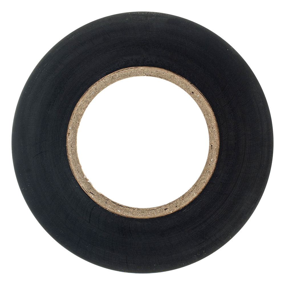 Изолента ПВХ, 19 мм х 20 м, черная, 150 мкм Matrix (88778)