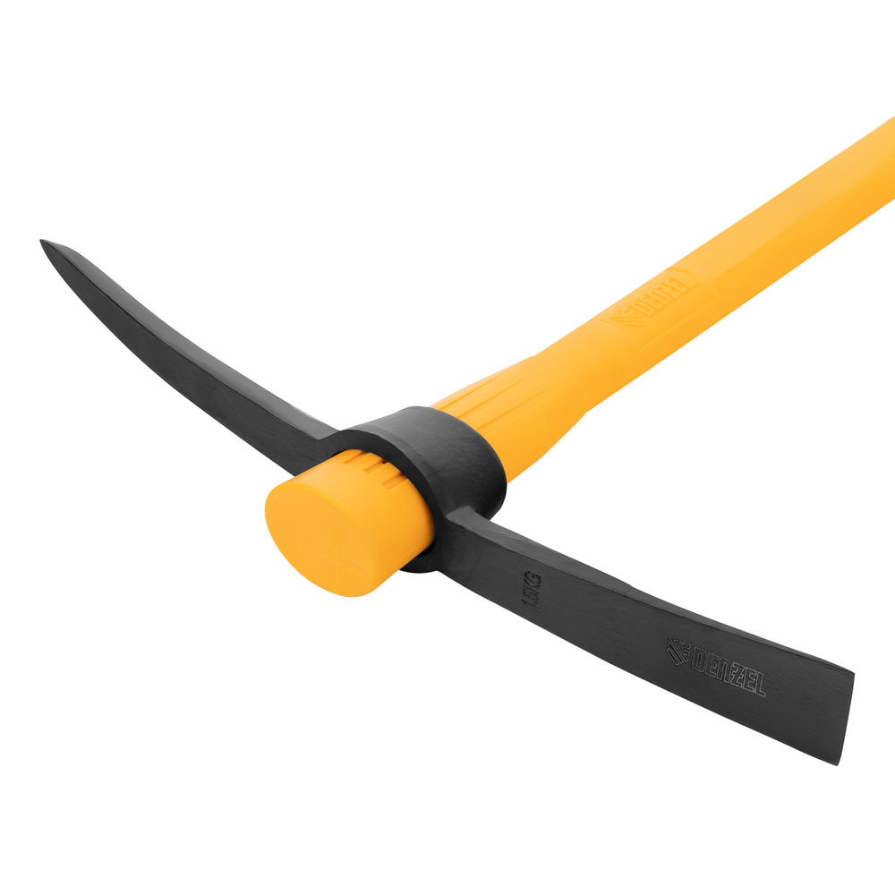 Кирка 1500 г, узкая, фиберглассовая обрезиненная рукоятка 900 мм Denzel (21834)