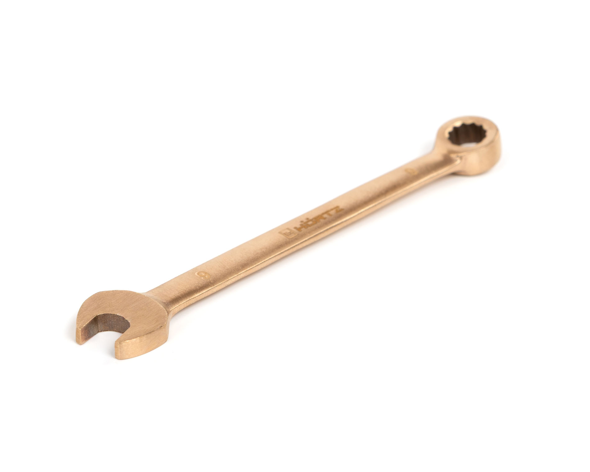 Ключ гаечный комбинированный 9х9 искробезопасный сплав BeCu 136-9, HORTZ