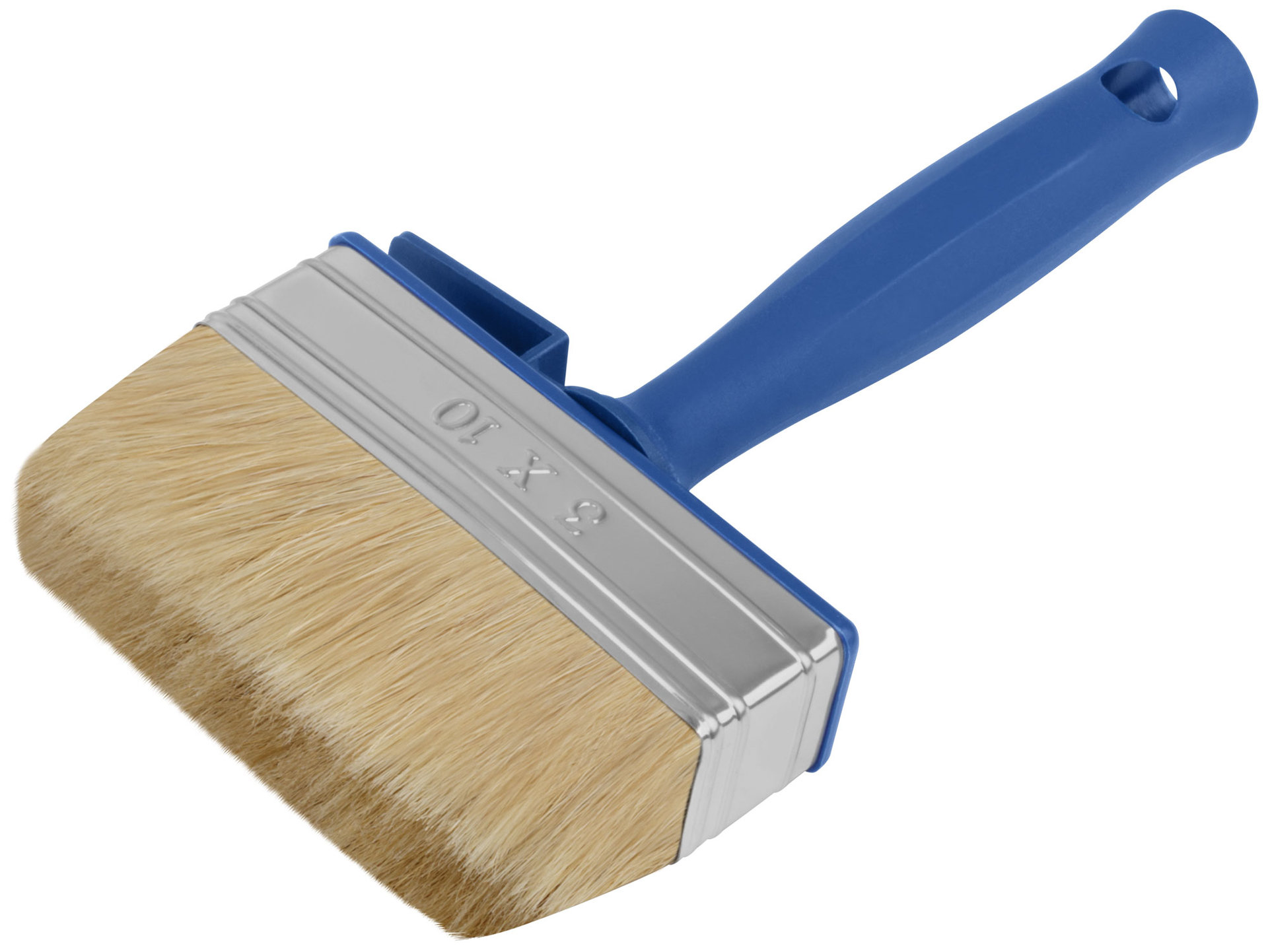 Макловица, натур.светлая щетина, пластиковый корпус, полая ручка, мини 30 х 100 мм (01657)