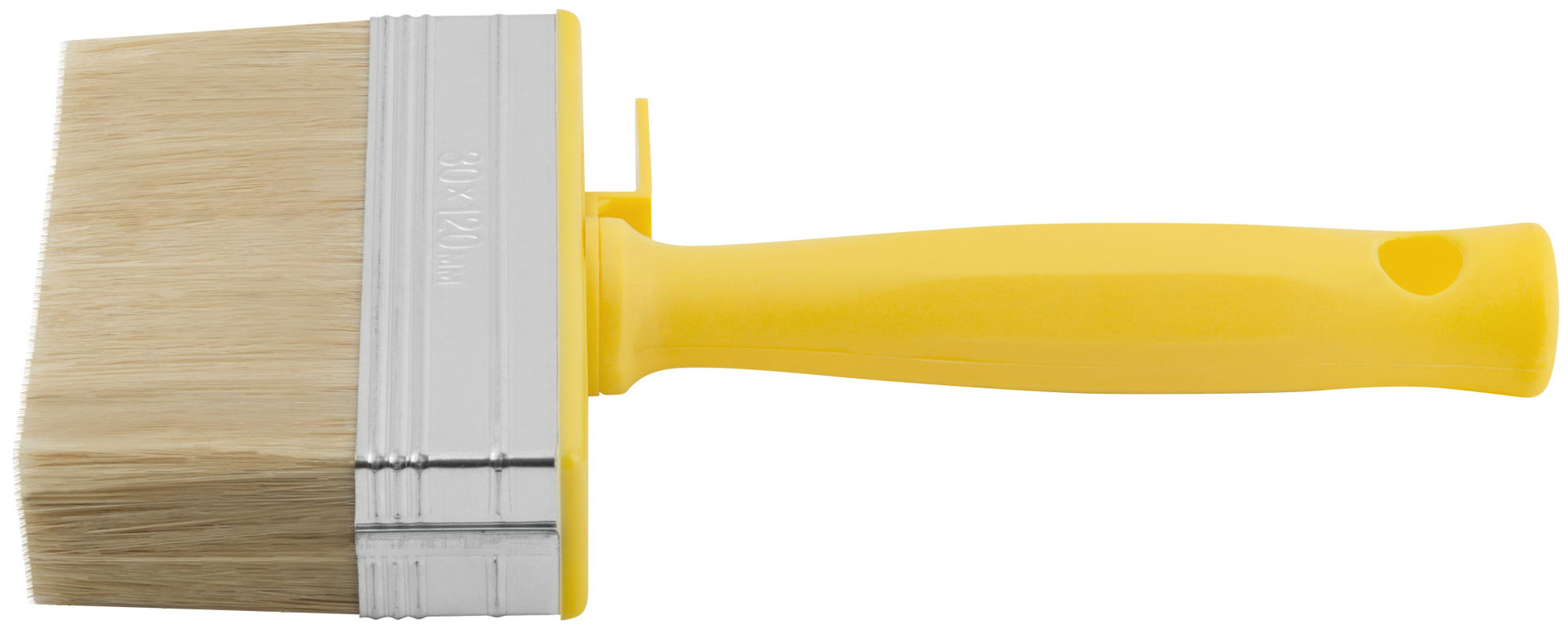 Макловица, натур.светлая щетина, пластиковый корпус, полая ручка, мини 30 х 120 мм (01643)