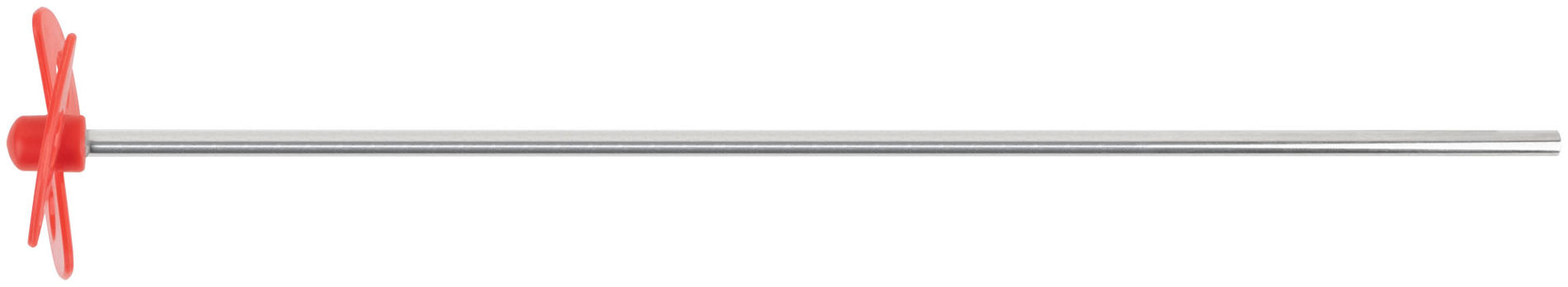 Миксер для краски, 60x365 мм, оцинкованный стержень диаметром 6 мм, пластмассовая насадка тип пропеллер (30-1471)