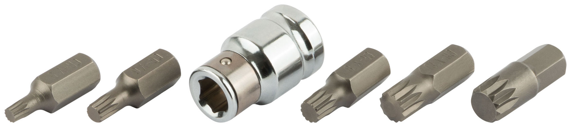 Набор бит SPLINE 6 шт.CrV (57846)