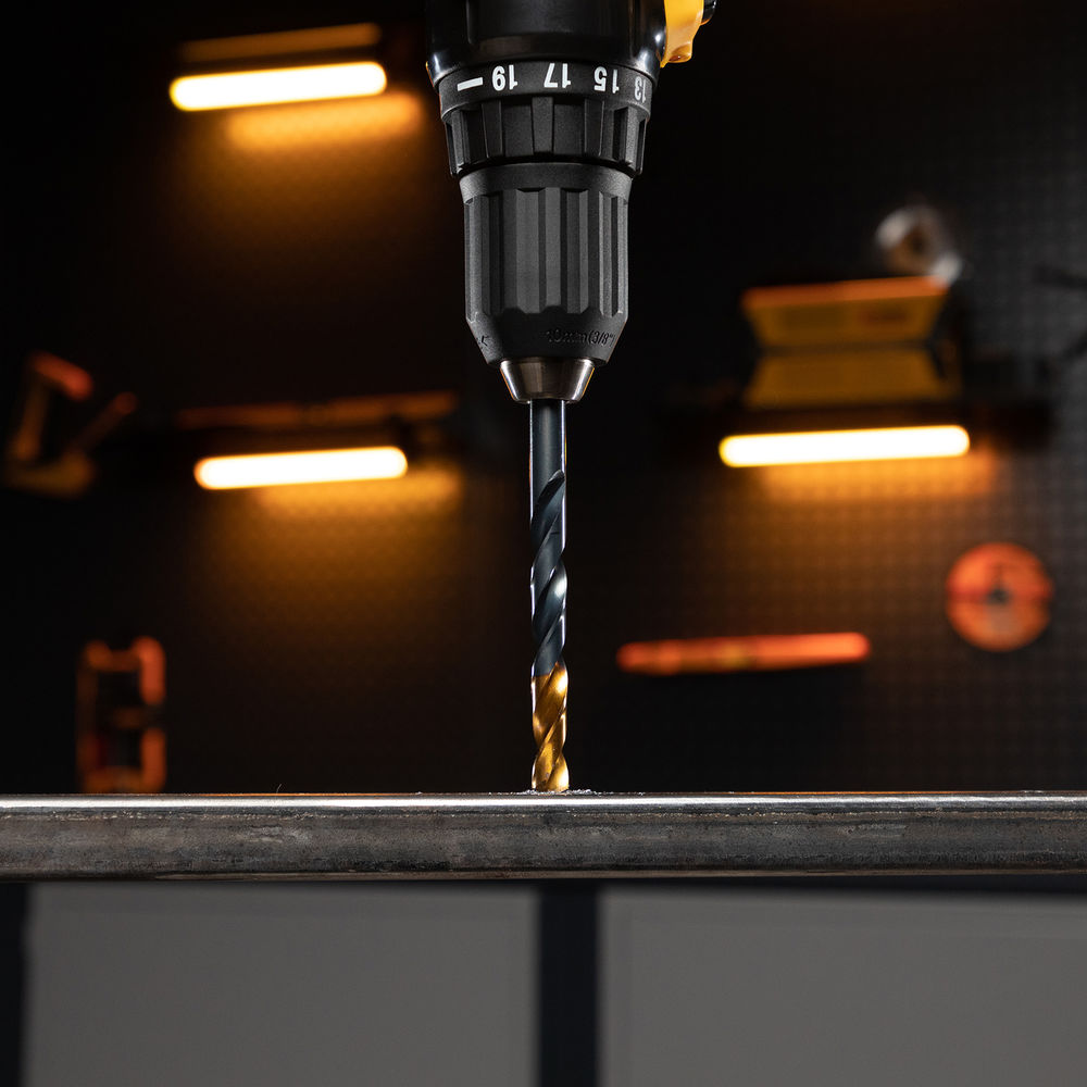 Набор сверл по металлу, 1-13 мм, HSS-Tin, Golden Tip, 25 шт Denzel (72323)