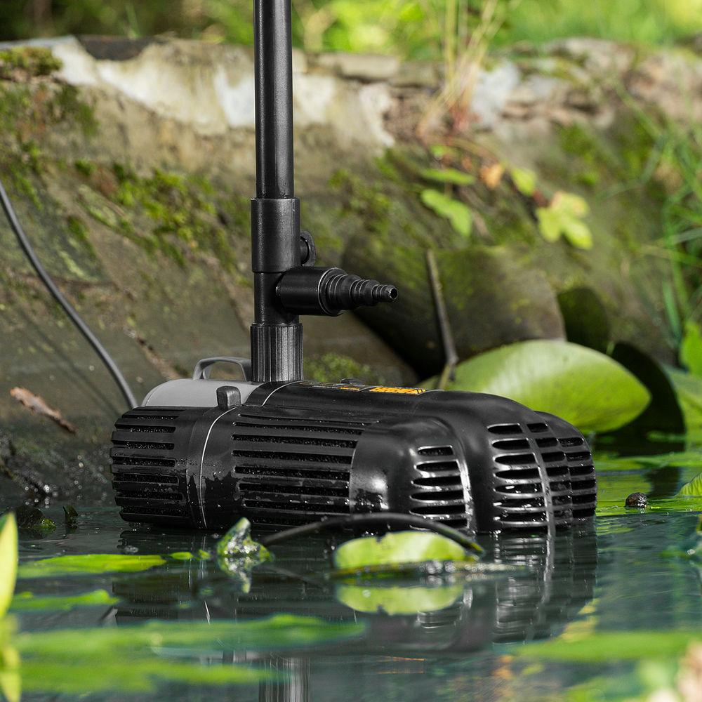 Насос фонтанный FNP90-39, 92 Вт, подъем 3,9 м, 3200 л/ч, колокольчик/каскад/гейзер Denzel (99033)