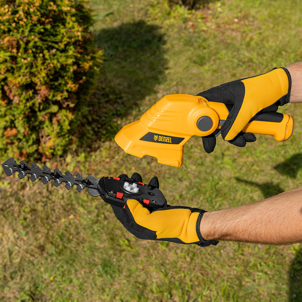 Ножницы-кусторез аккумуляторные G411 с акк. 3.6В Li-Ion 1.5 Ач Denzel (96817)