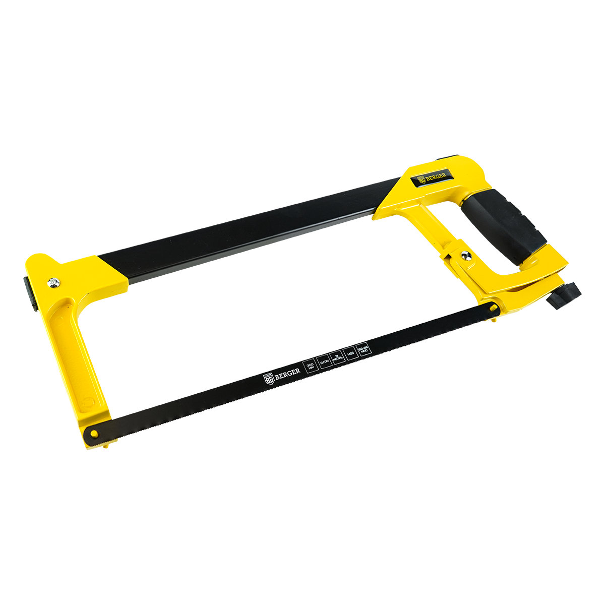 Ножовка по металлу «ШТАЛЬ» 300мм, биметаллическое полотно, 24TPI, BERGER BG1846