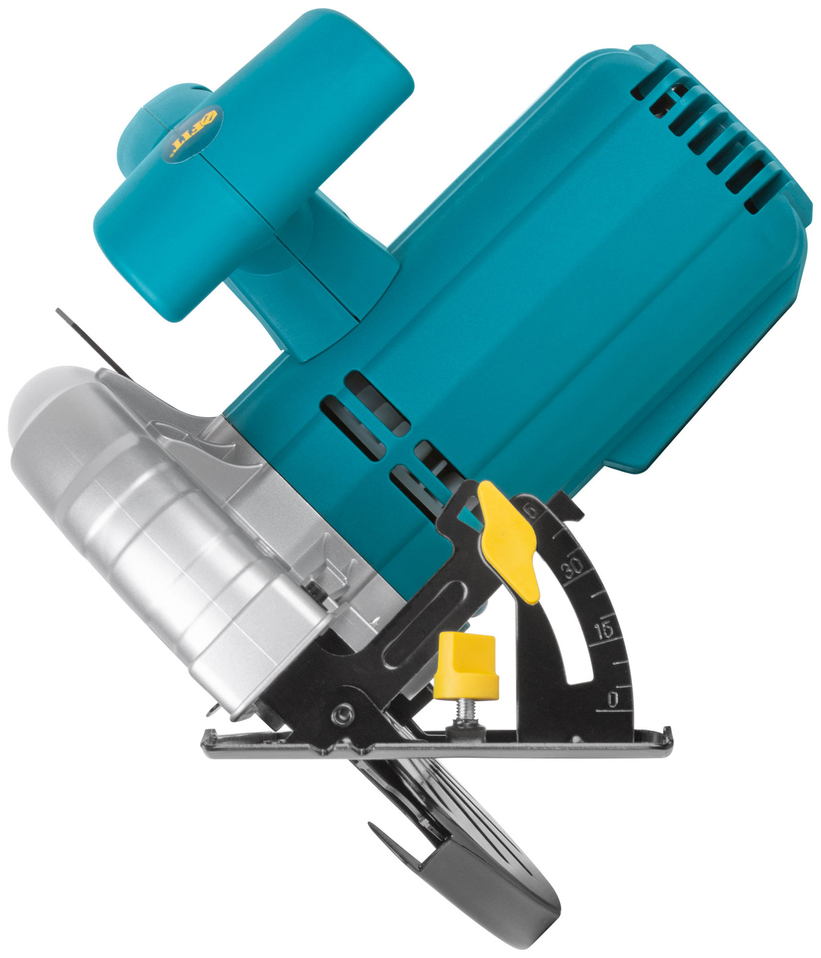 Пила дисковая 1200 Вт; 4500 об/мин; 185/20 мм; 3,0 кг; жел. опора; рез. накл.; коробка (80403)