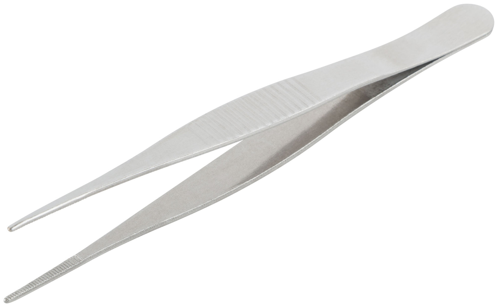 Пинцет прямой нержавеющий 125 мм (67437М)