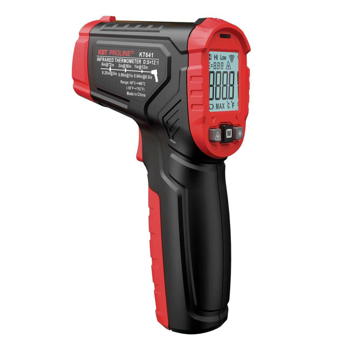 Пирометр бесконтактный цифровой KT 641B серия PROLINE (КВТ) (87245)