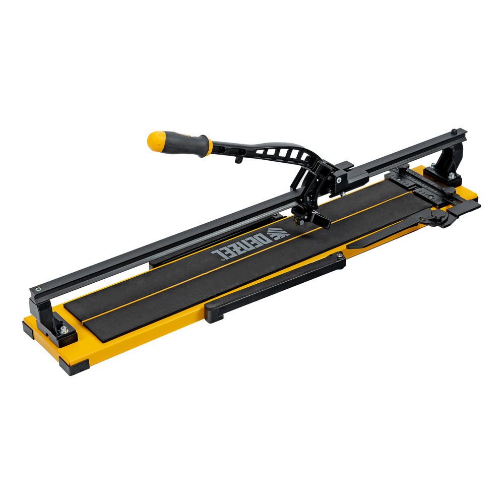 Плиткорез рельсовый 800х16мм, каретка на подш., стальная станина, усил. рукоятка-пенал Denzel (877016)