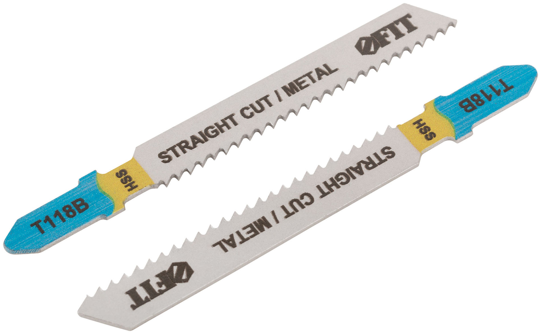 Полотна по металлу, HSS, фрезерованные, волнистые зубья, 76/51/2 мм (T118B), 2 шт. (40912)