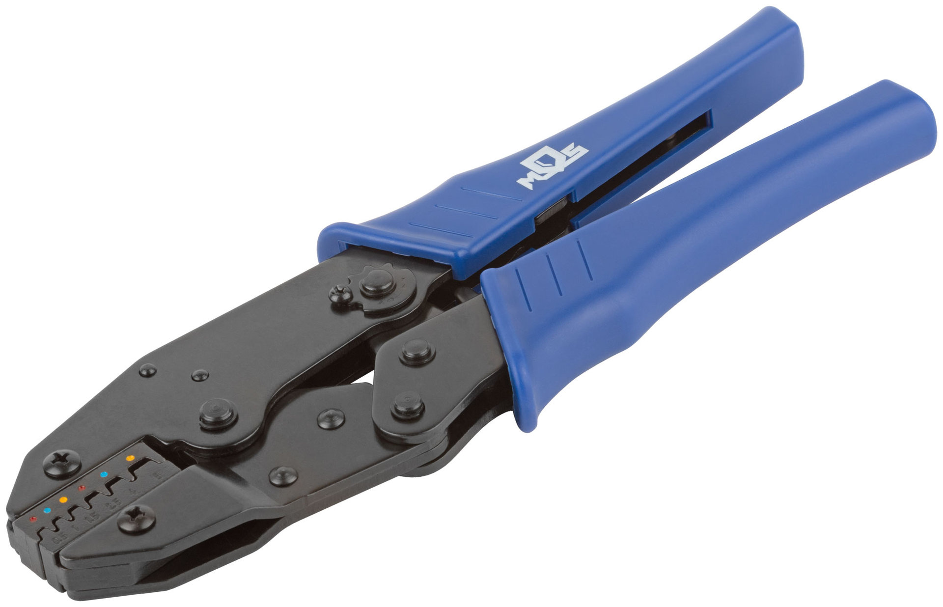 Пресс-клещи (кримпер) для обжима наконечников электропроводов с сечением 0,5-6 мм (60066М)