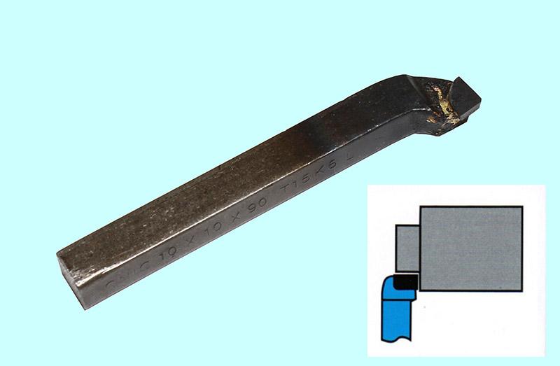 Резец Подрезной отогнутый 8х 8х 80 Т15К6 левый DIN 4977 CNIC