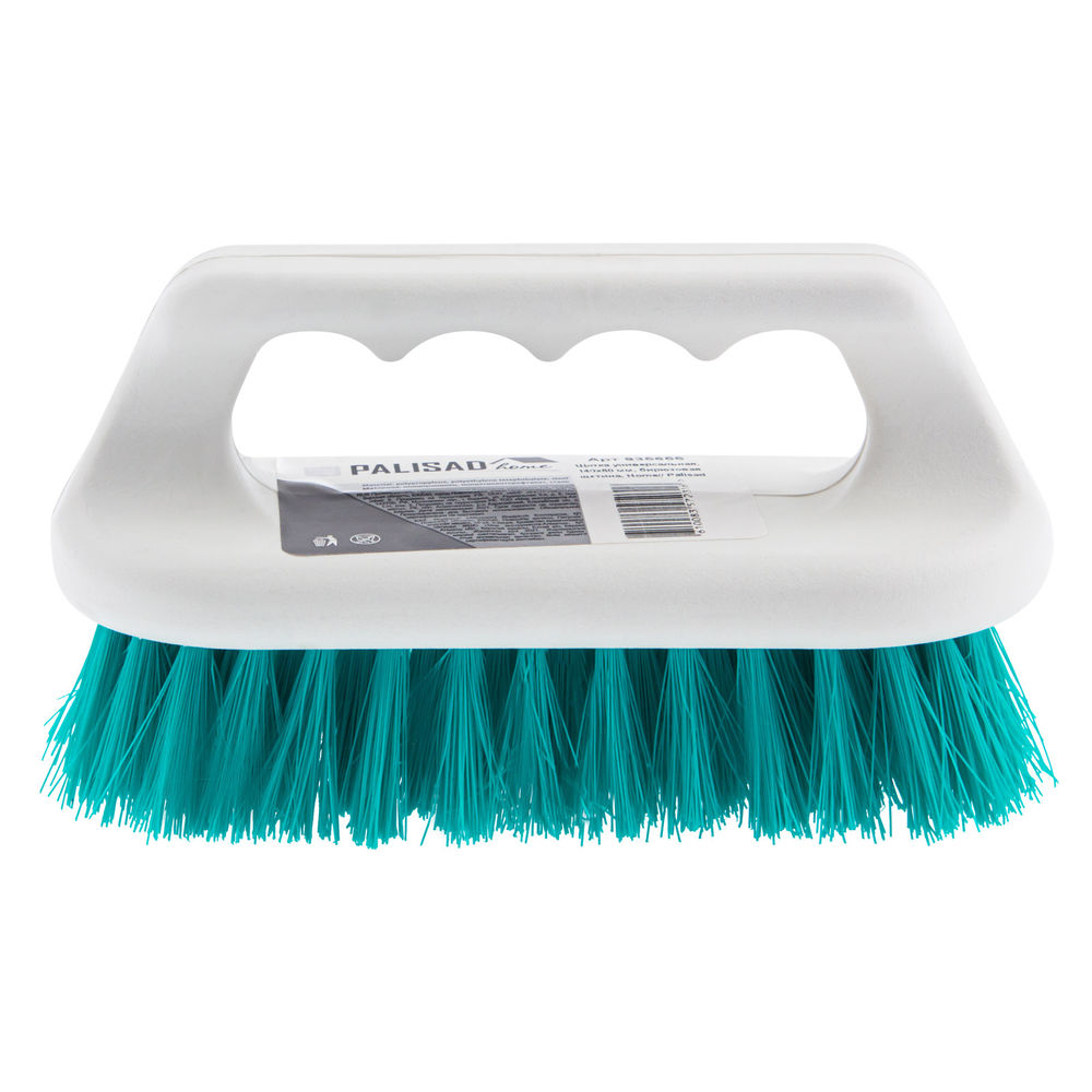 Щетка универсальная, 140 x 60 мм, бирюзовая щетина, Home Palisad (935655)