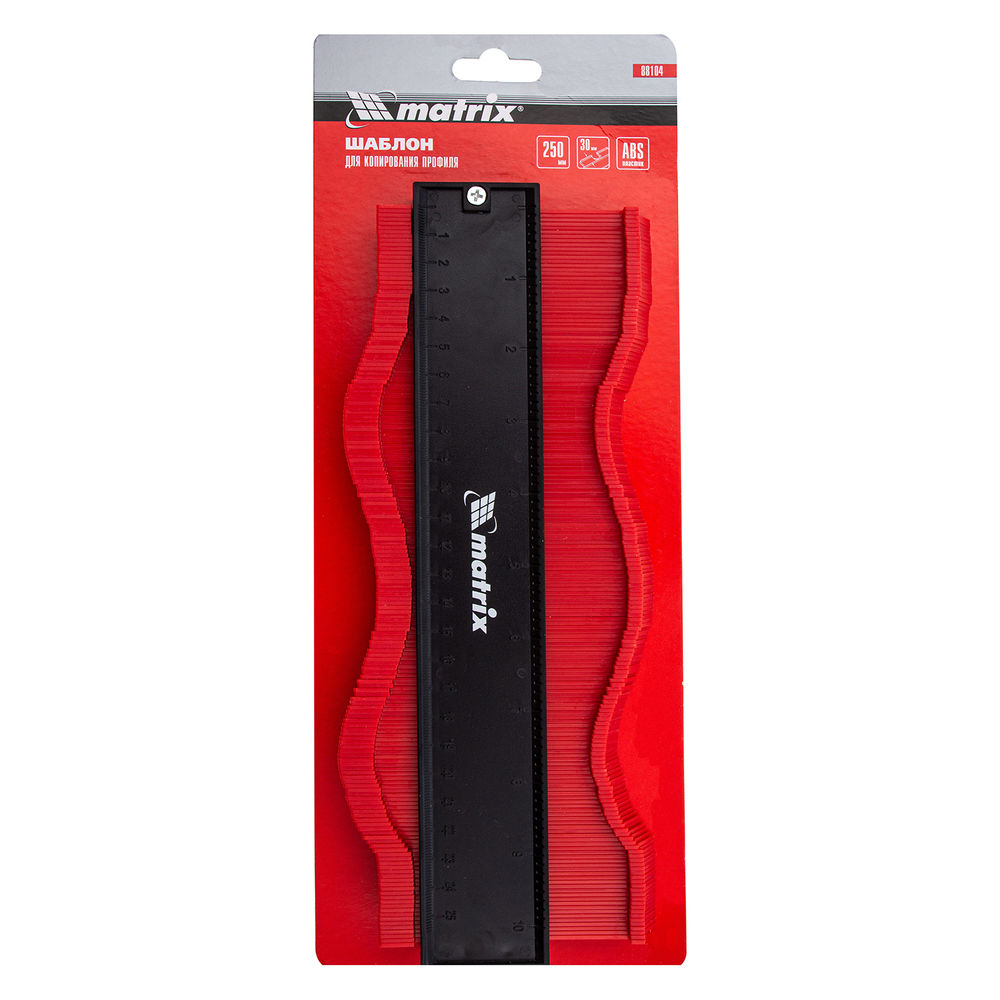 Шаблон для копирования профиля 25 см, пластиковый Matrix (88104)