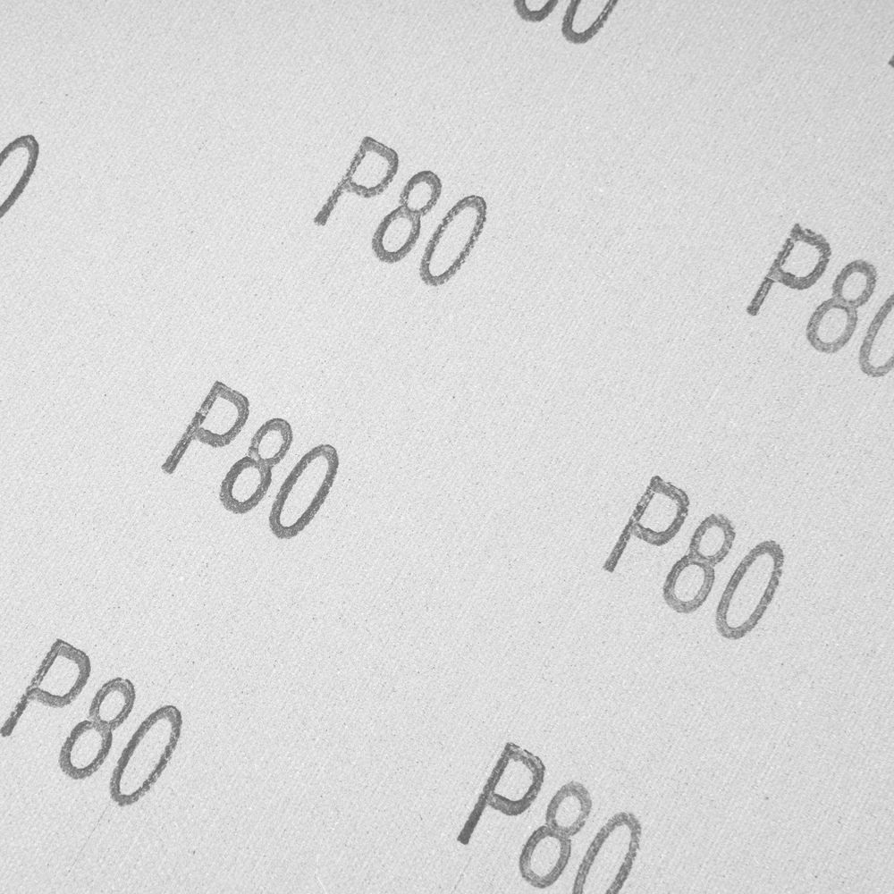 Шлифлист на тканевой основе, P 80, 230 х 280 мм, 10 шт, влагостойкий Сибртех (756417)