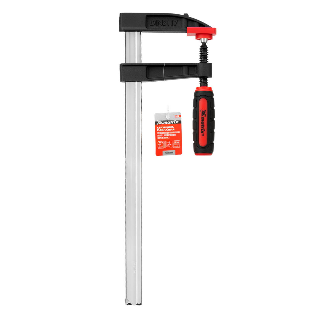 Струбцина F-образная, 300 х 80 х 380 мм Matrix (20406)