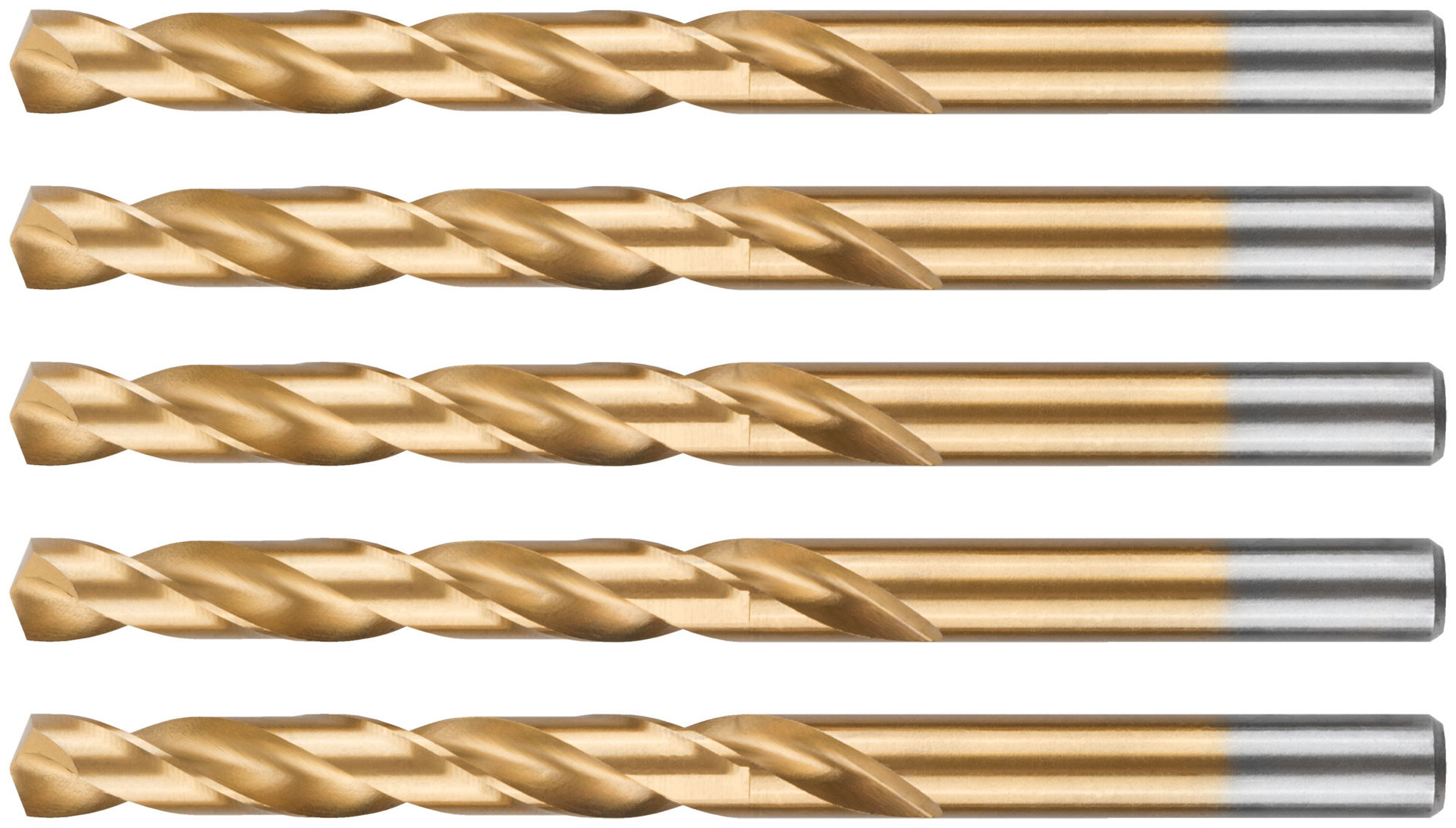 Сверло по металлу Cutop Profi с титановым покрытием, 9х125 мм (5 шт) (52-455)