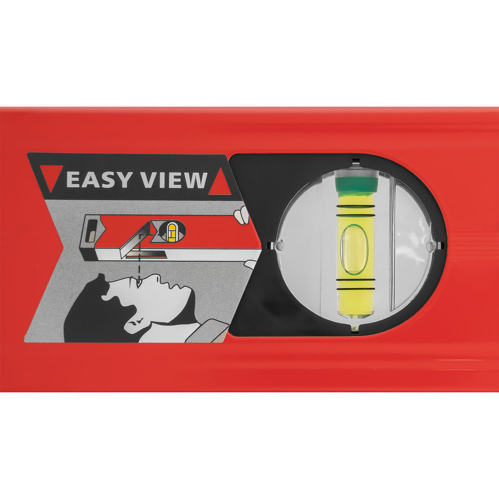 Уровень алюминиевый магнитный, 1200 мм, фрезерованный, 3 глазка (1 зеркальный) усиленный Matrix (34712)