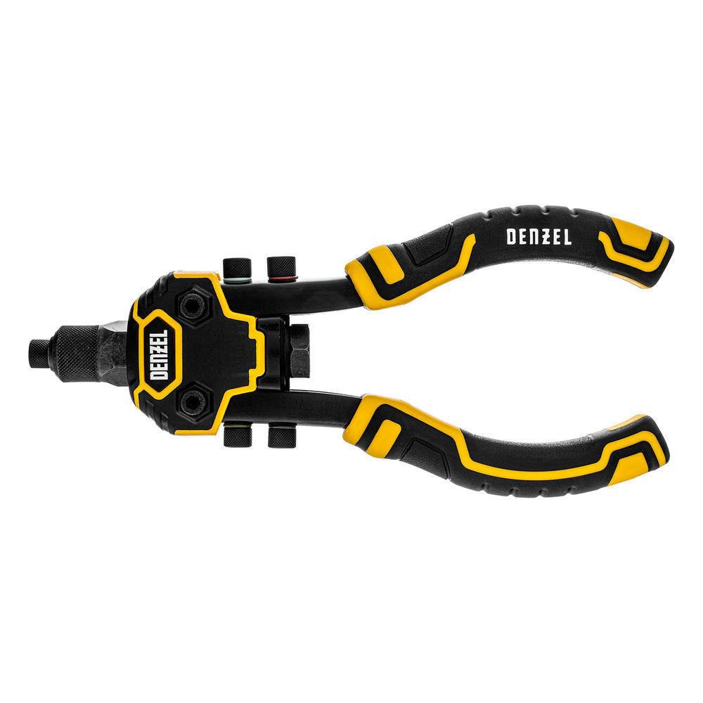 Заклепочник двуручный, заклепки 2,4-3,2-4,0-4,8-6,4 мм Denzel (40500)