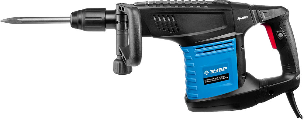 Отбойный молоток SDS-Max 25 Дж, 1500 Вт, АВТ ЗУБР Профессионал ЗММ-25-1500 ЭВК