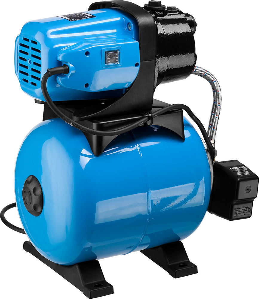 Станция насосная автоматическая 800 Вт, бак 20 л, чугунный корпус ЗУБР НАС-М3-800-Ч