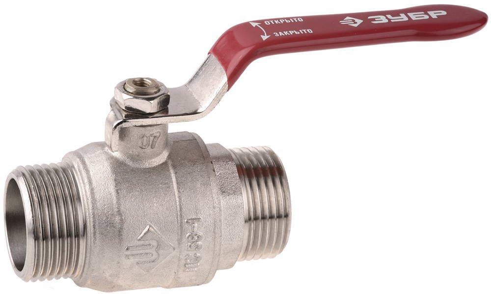 Шаровой кран d 1, «папа-папа» ЗУБР 51352-N-1