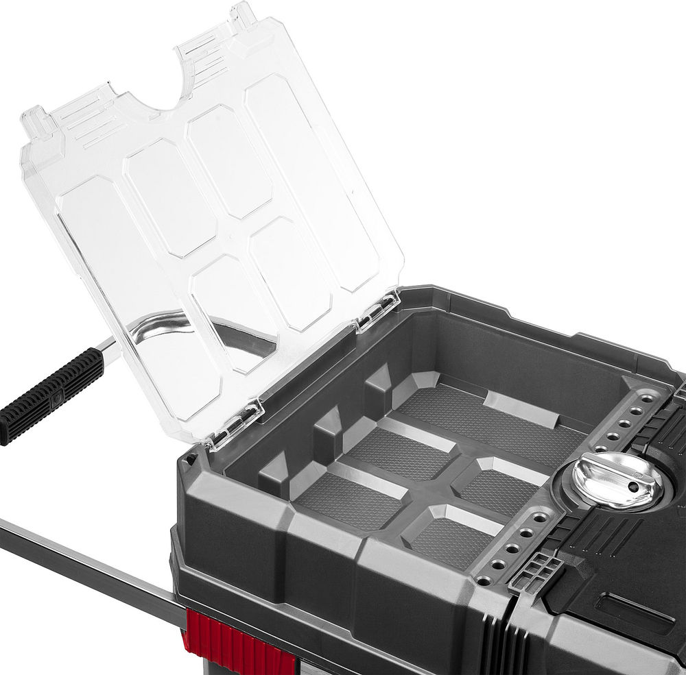 Пластиковый ящик-тележка для инструментов 616 х 378 х 415 мм 24 Профессионал ЗУБР МЕГАБОКС-24 38133-24