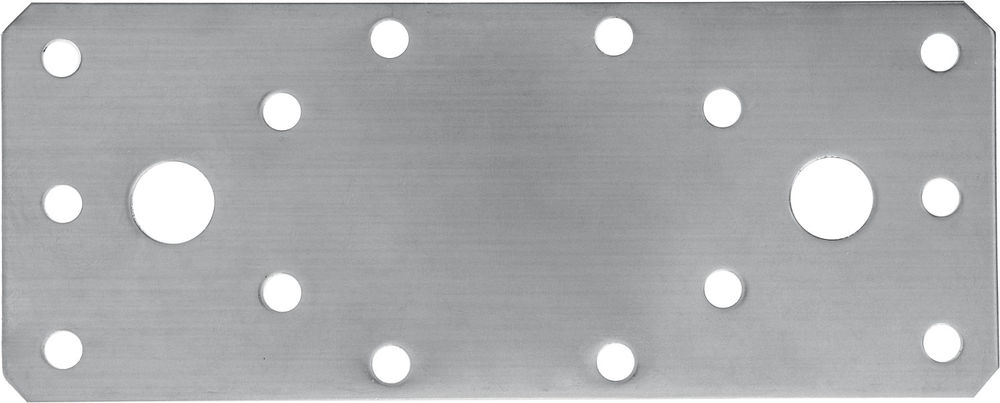Крепежная пластина нержавеющая НКП-2.0, 140 x 55 x 2 мм ЗУБР Профессионал 310636-140