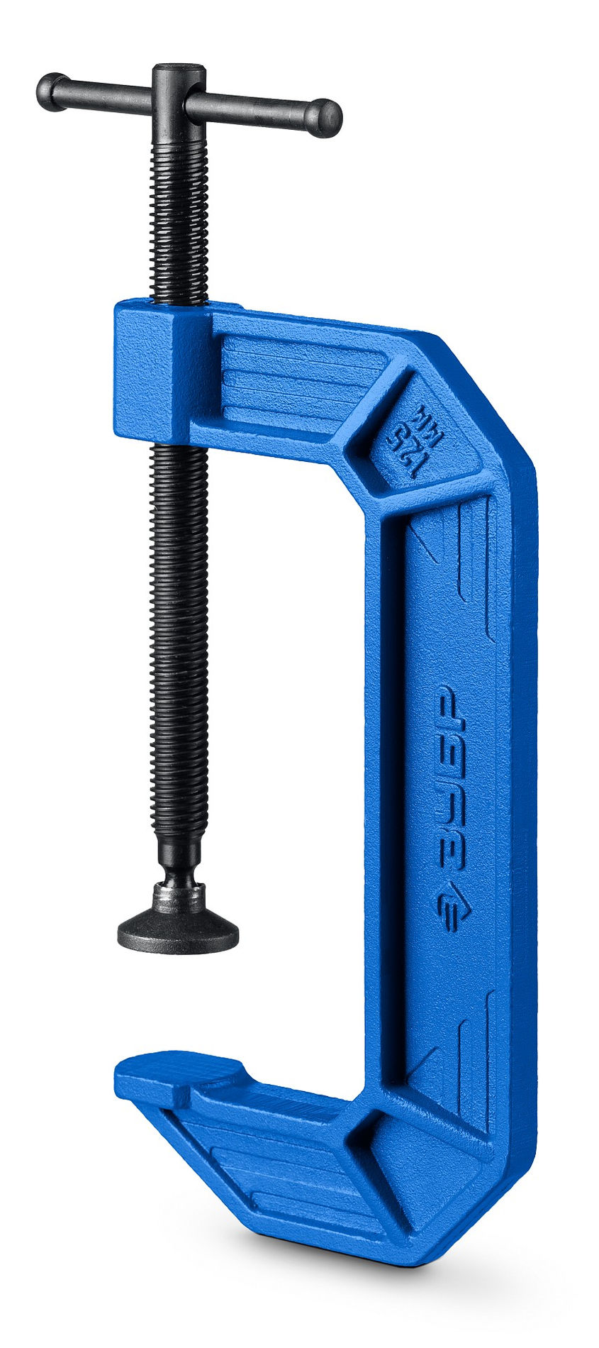 ЗУБР ПСС-125, 125 мм,чугунная струбцина тип С (G-образная), Профессионал (32245-125_z03)