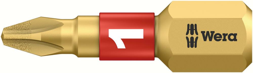 Бита торсионная PH 1 x 25 мм алмаз 1/4 C6.3 серия 851/1 BDC PH Wera WE-056400
