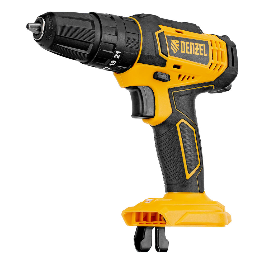 Дрель-шуруповерт аккумуляторная ударная CID-18-0, Li-Ion, 18 В Denzel (26136)