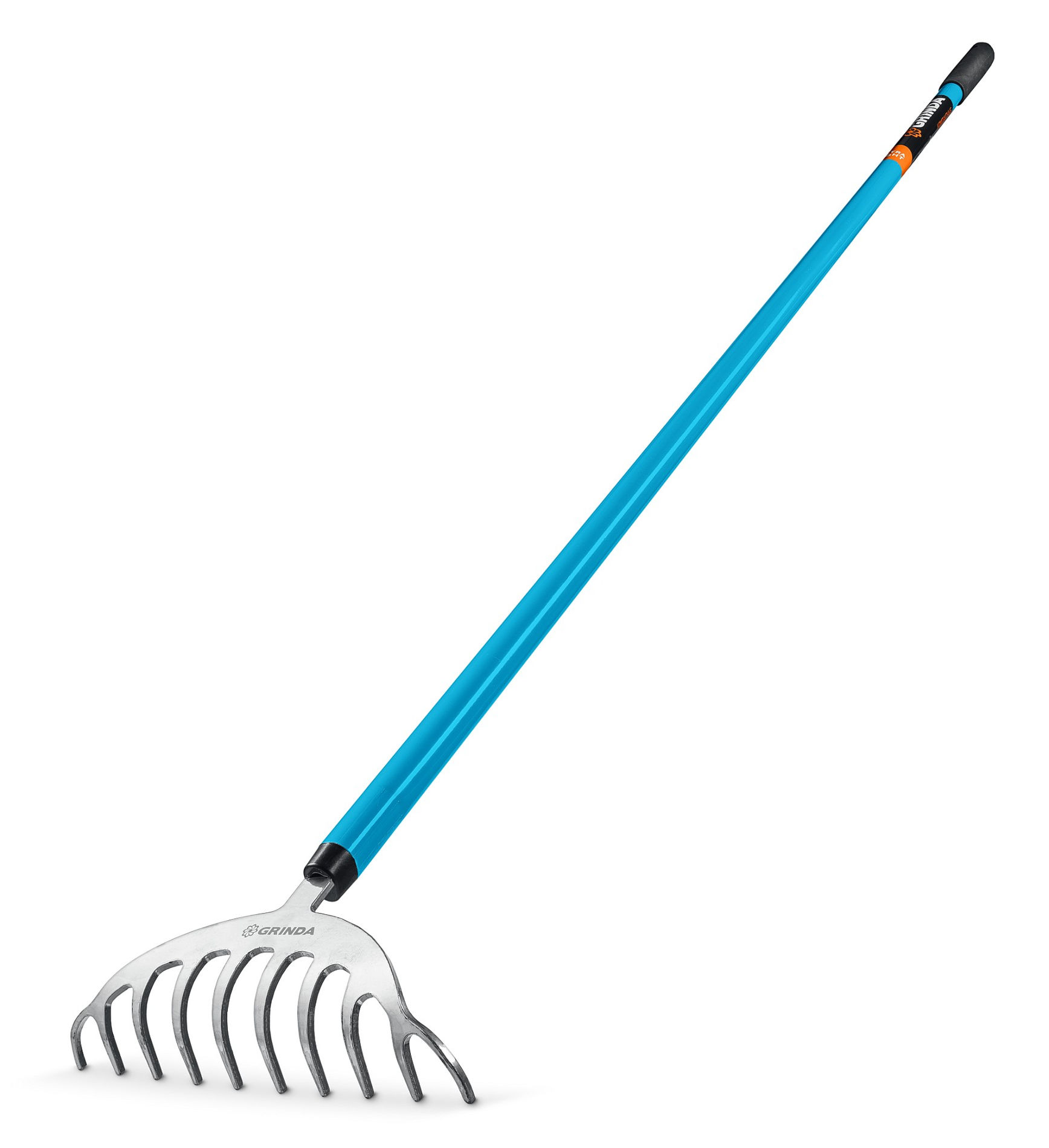 GRINDA SR-10 грабли цветочные, 250х70х1550 мм, 10 зубьев, алюминиевый черенок, PROLine (39483-10)