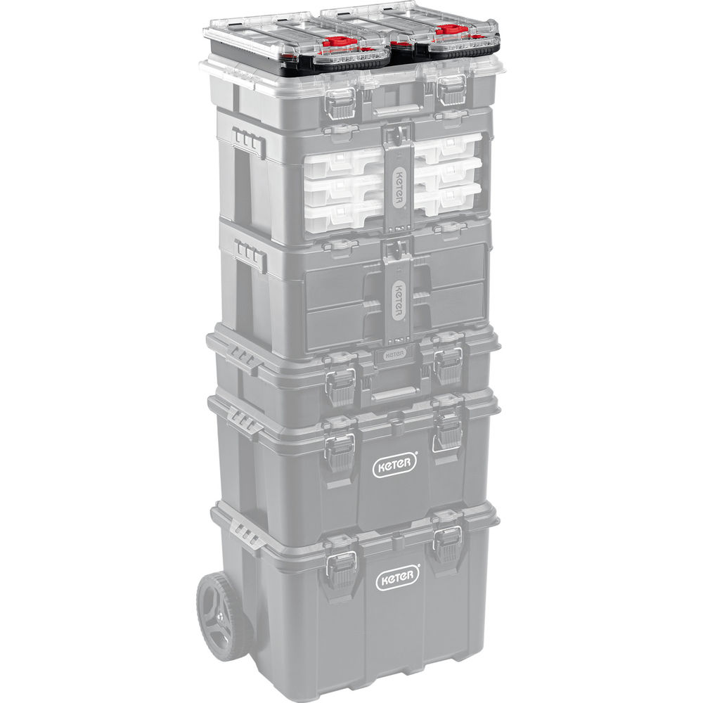 Органайзер пластиковый 242 х 388 х 78 мм (10) с 15 регулируемыми ячейками STACKNROLL KETER 38408