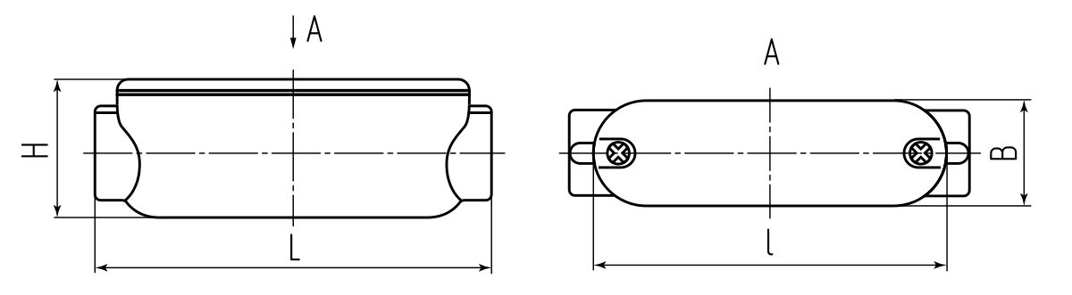 Коробка распаячная КРВ 15 (1/2) (Fortisflex) (61107)